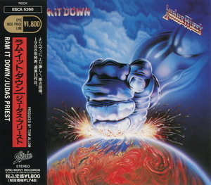 Ram It Down (1991, Epic-Sony, ESCA 5260, Japan)