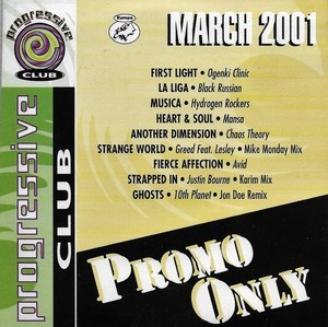 Promo Only Progressive Club: March 2001
