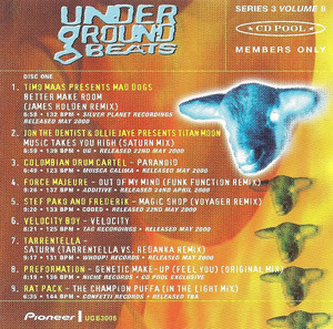 Underground Beats (Series 3 Volume 8)