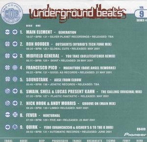 Underground Beats (Series 4 Volume 9)