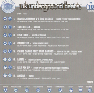 UK Underground Beats (Series 2 Volume 10)