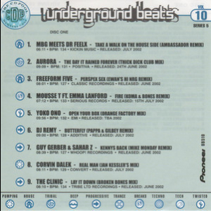 Underground Beats (Series 5 Volume 10)
