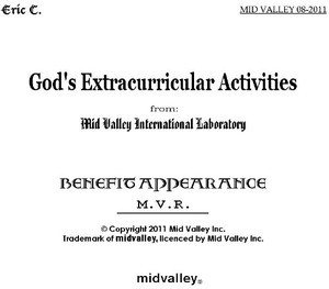 God's Extracurricular Activities