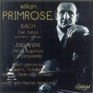 William Primrose - Bach, 5 Cello Suites Etc