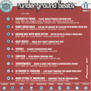 Underground Beats (Series 5 Volume 11)