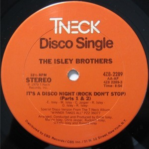 It's A Disco Night (Rock Don't Stop) (Parts 1 & 2) / Ain't Givin' Up No Love